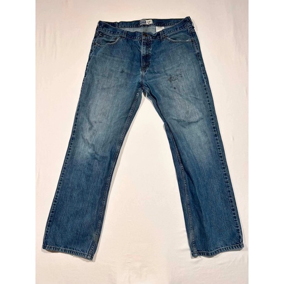 Signature by Levi Strauss & Co. Other - Signature by Levi Strauss & Co Mens Straight Leg Jeans Blue Denim 36x32